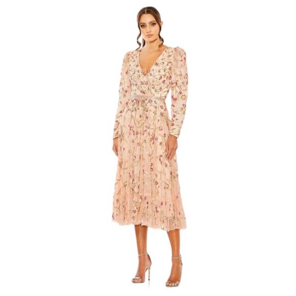 Mac Duggal 5415 Floral Embellished Gown - Picture 1 of 11